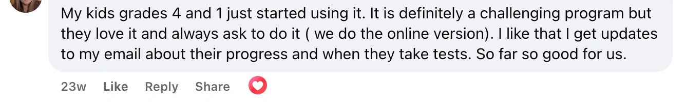 What users love about Beast Academy: