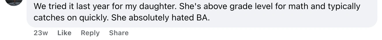 Common complaints about Beast Academy: