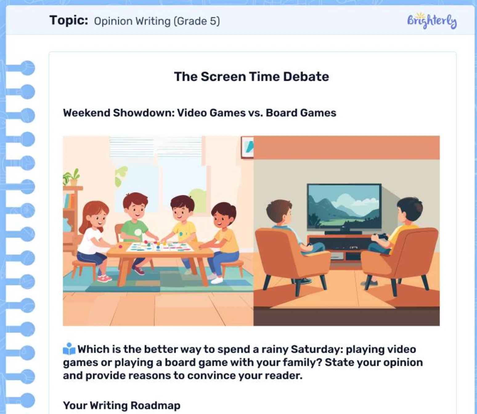 Opinion Writing Worksheets