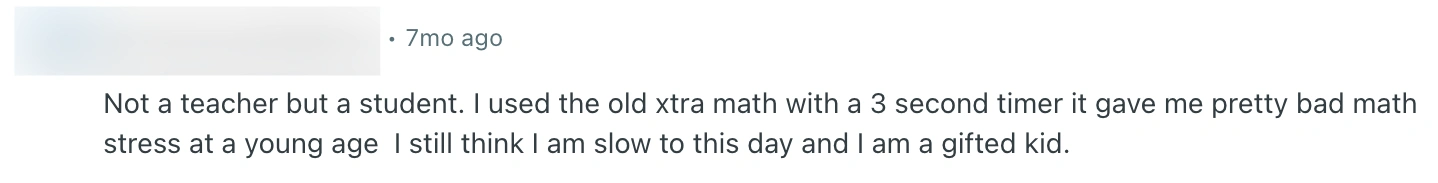 XtraMath Cons