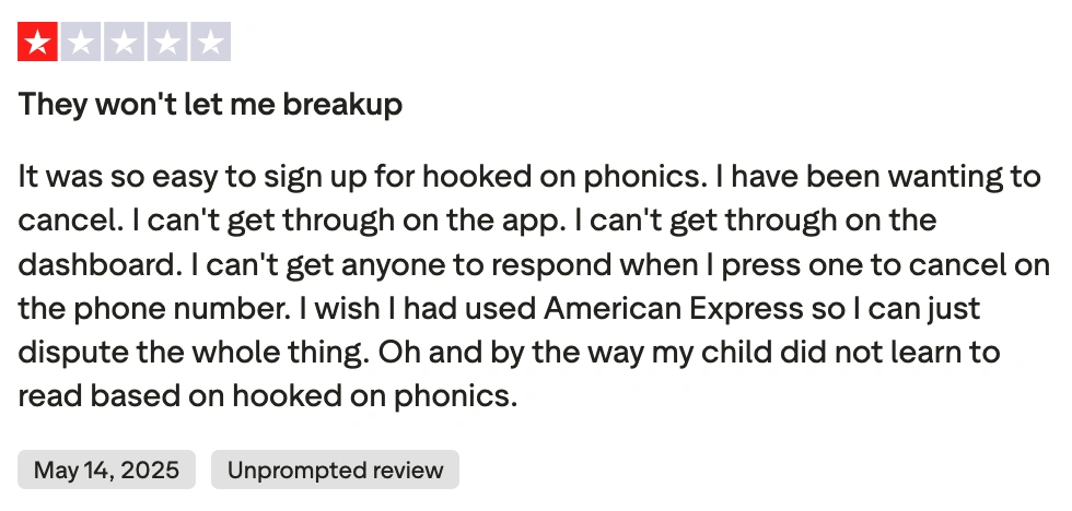 Hooked on Phonics reviews
