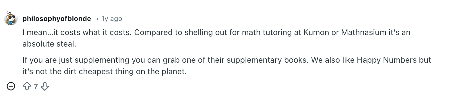 What users say about pricing