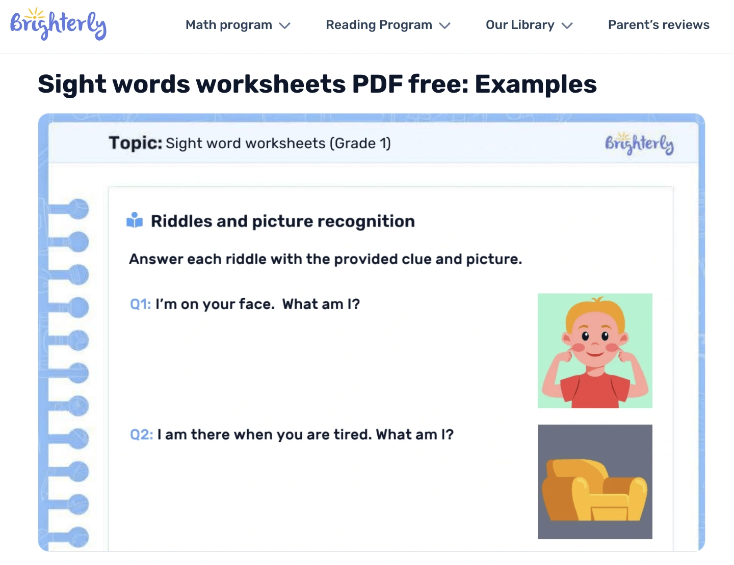Mastering high frequency words through worksheets