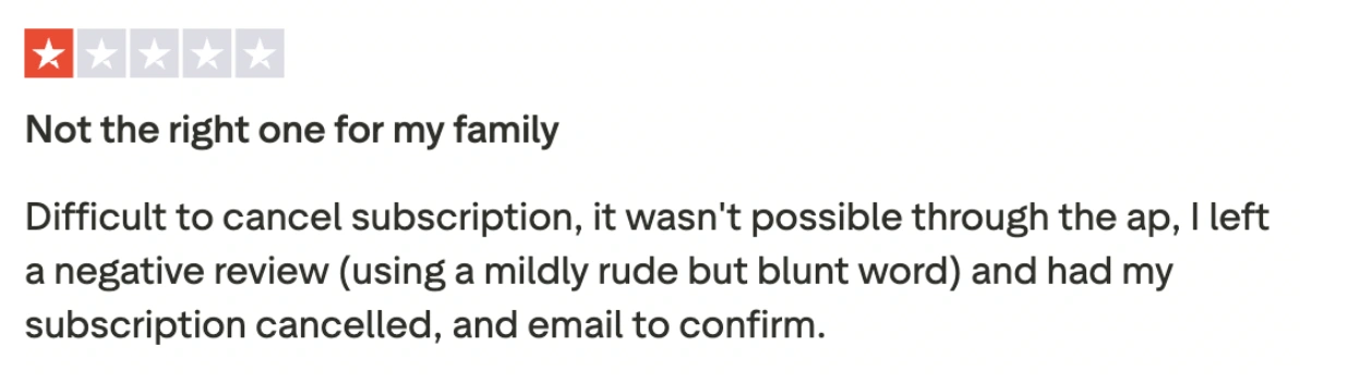 Adapted Mind cost: Are parents satisfied?