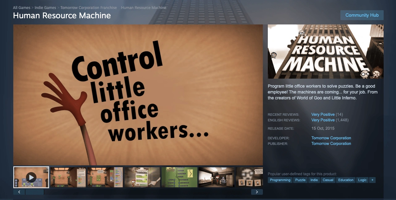 #16 Human Resource Machine