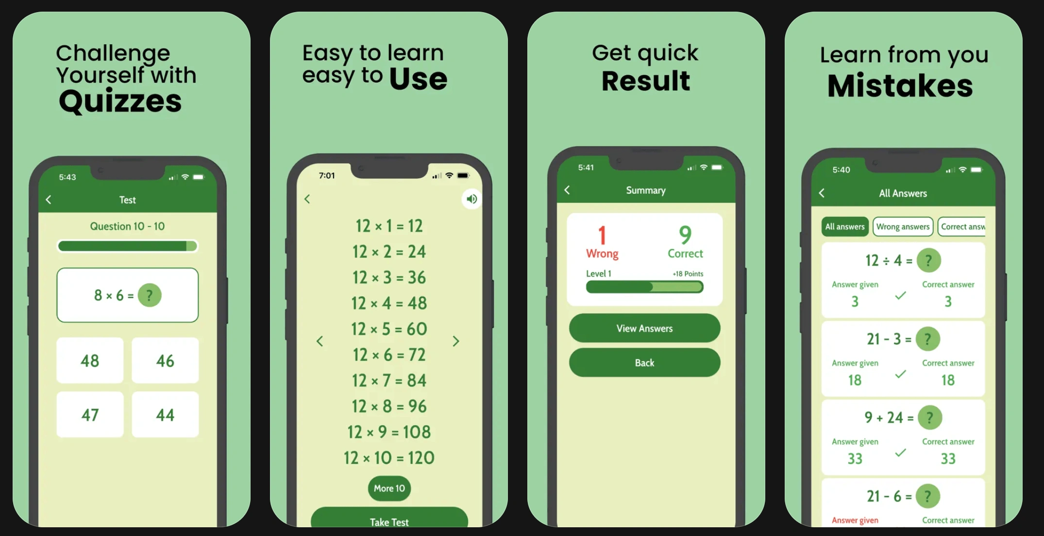 #16 Maths Tables 1 to 100 and Quiz
