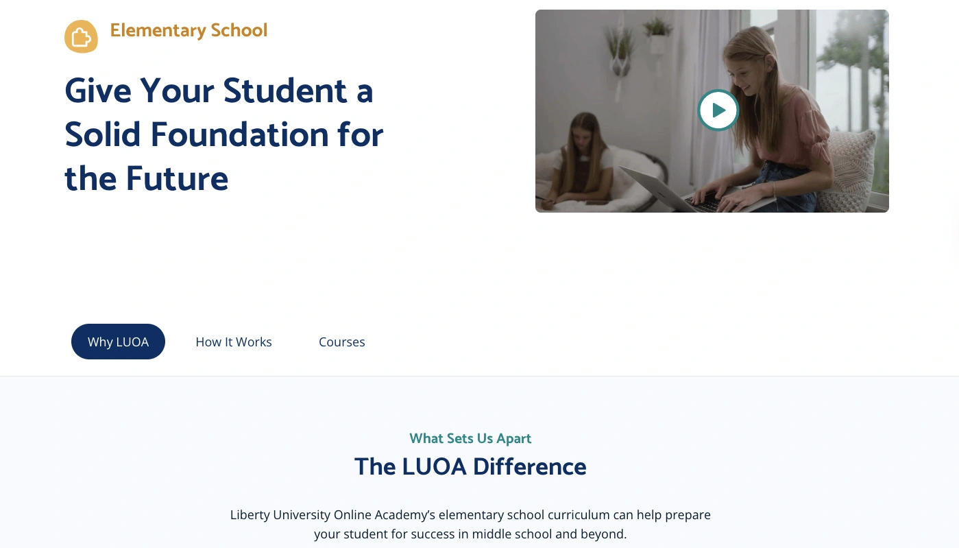Liberty University Online Academy (LUOA)
