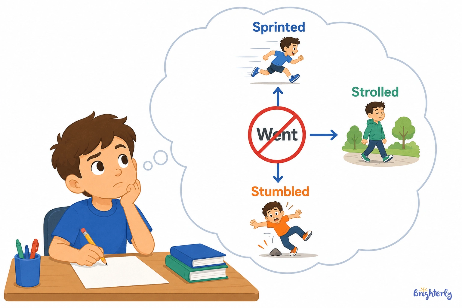 Use Strong, Specific Verbs