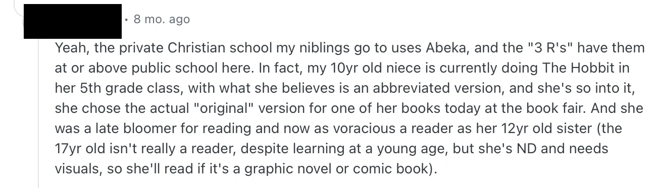 Strong academic reputation
