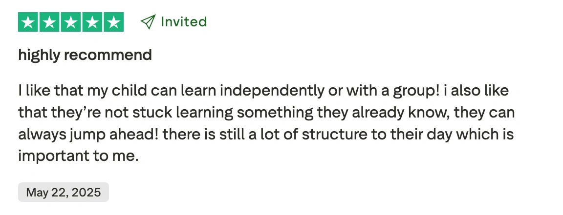 K12 Reviews on Learning Approach
