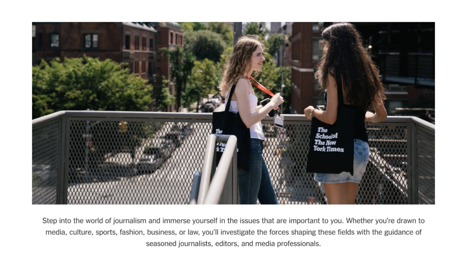 The School of The New York Times' Summer Academy