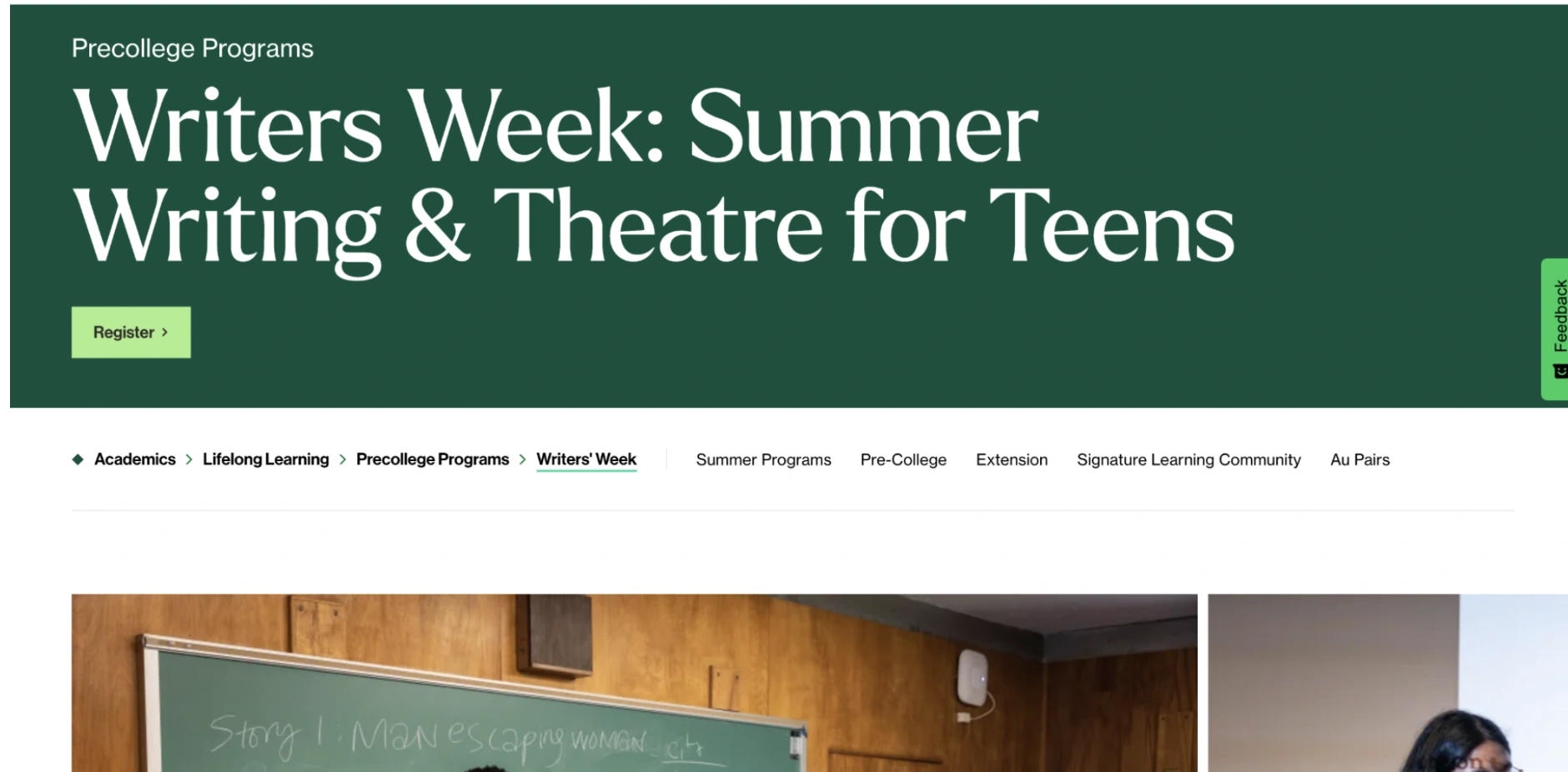 Sarah Lawrence Writers' Week