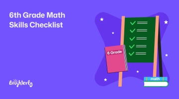 6th Grade Math Skills Checklist