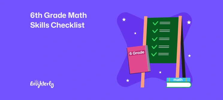 6th Grade Math Skills Checklist